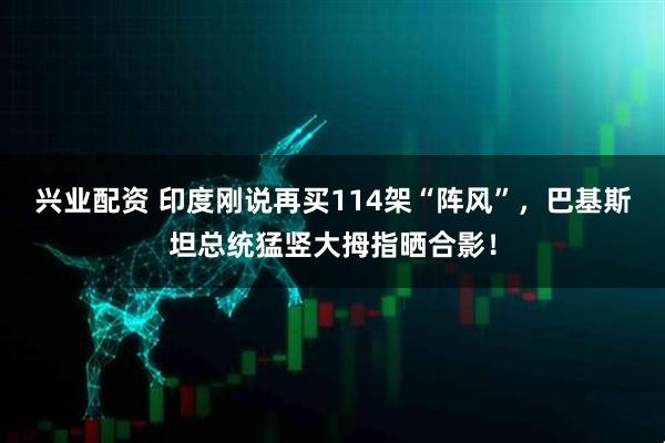 兴业配资 印度刚说再买114架“阵风”，巴基斯坦总统猛竖大拇指晒合影！
