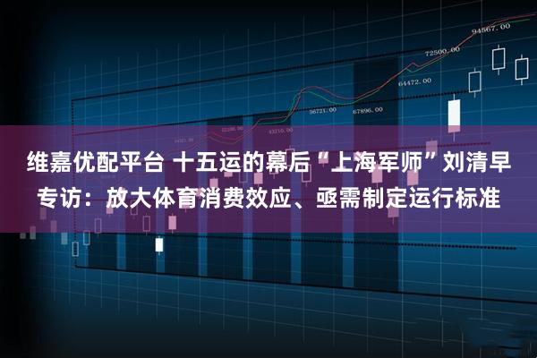 维嘉优配平台 十五运的幕后“上海军师”刘清早专访:放大体育消费效应、亟需制定运行标准